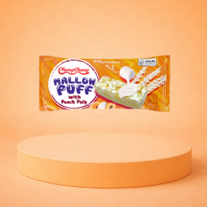 Mallow Puff with Peach Pulp